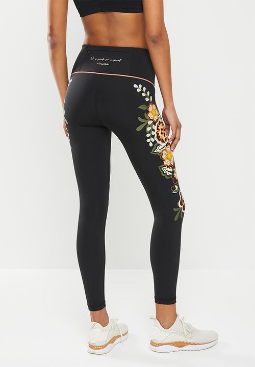 PUMA - Runx frida kahlo 7/8 tights - black