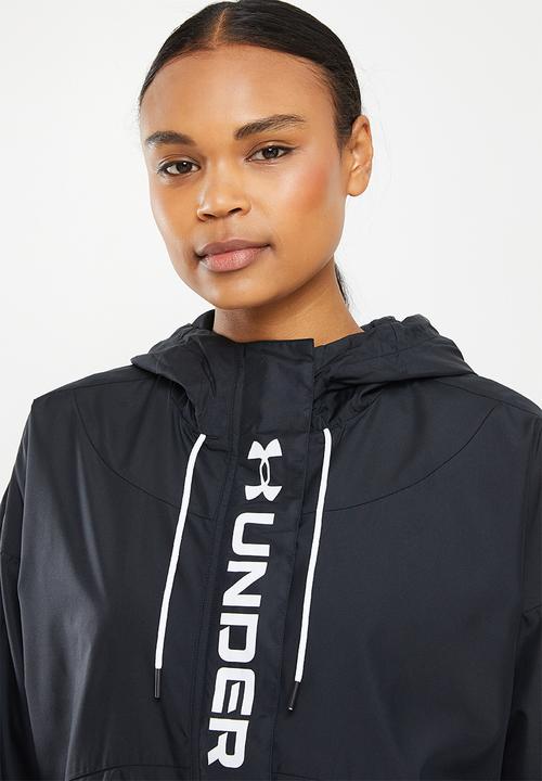 Under Armour - Rush woven fz jackets - black & white