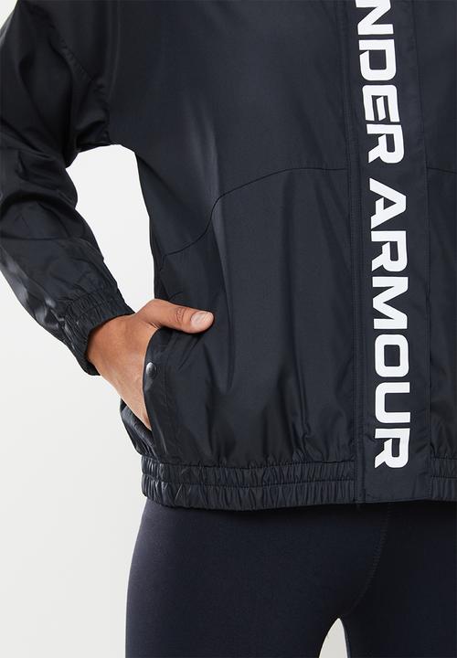 Under Armour - Rush woven fz jackets - black & white
