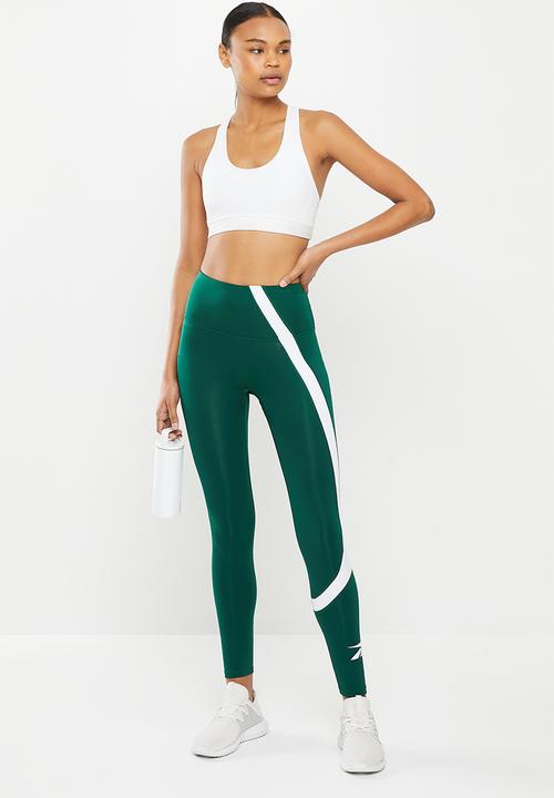 Reebok - Wor big logo tight - forest green