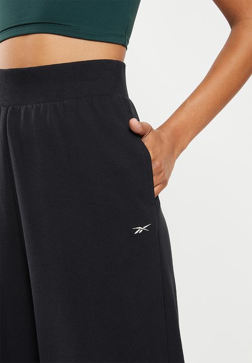 Reebok - Cl wde ft wide-leg pant - black
