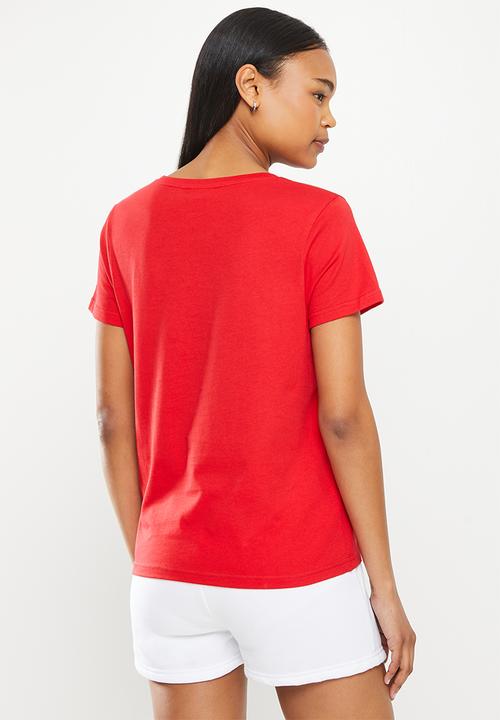 FILA - Mono deckle standard tee - chinese red