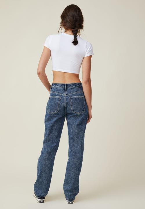 Cotton On - Micro crop tee - white