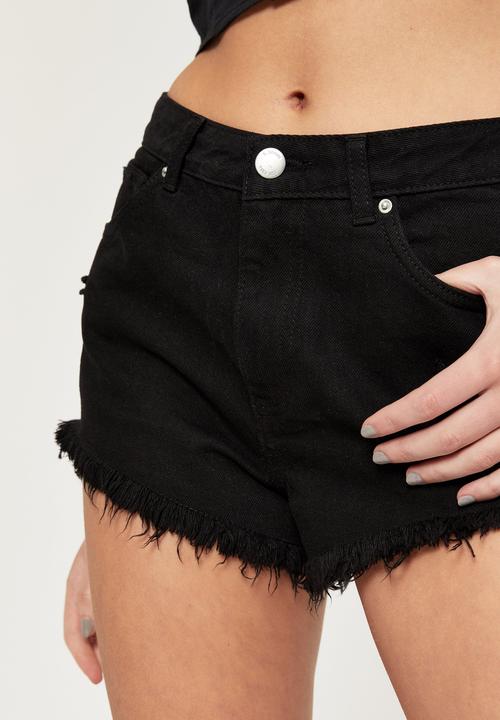 Supré  - Booty denim short - true black