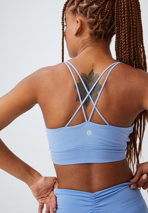 Cotton On - Ultra soft strappy crop - vivid blue
