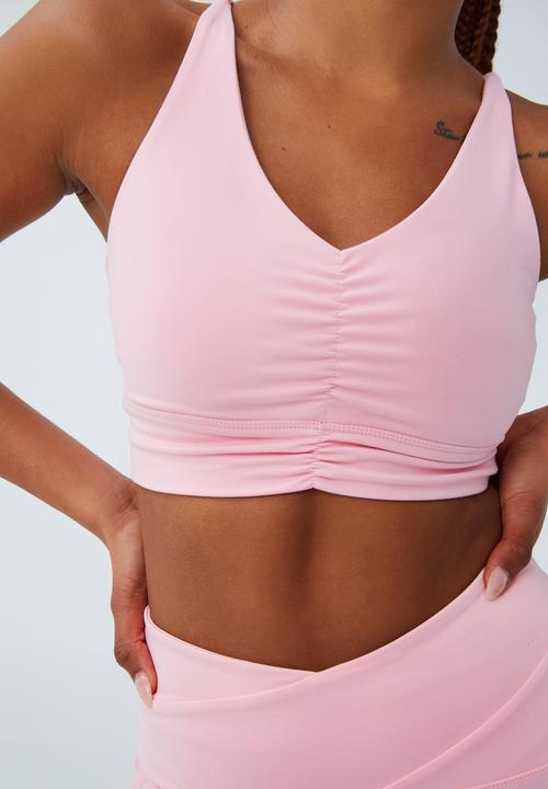 Cotton On - Ultra soft strappy crop - lollipop