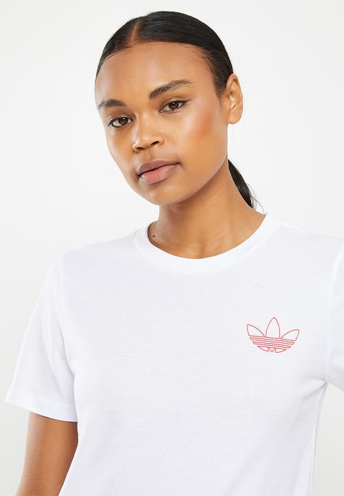 adidas Originals - L play tee w - white