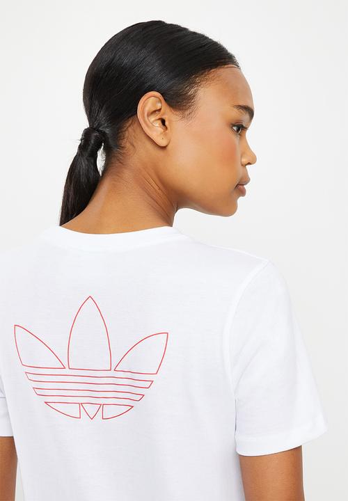 adidas Originals - L play tee w - white