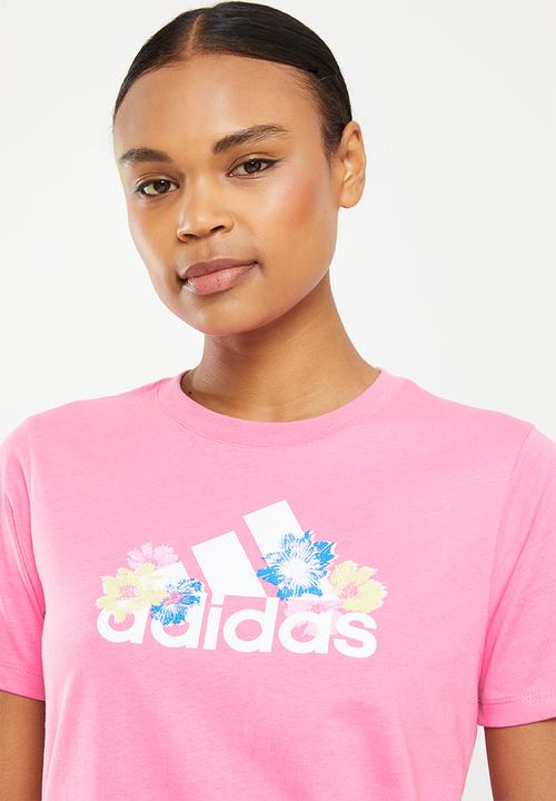 adidas Performance - W flor g tee - bliss pink