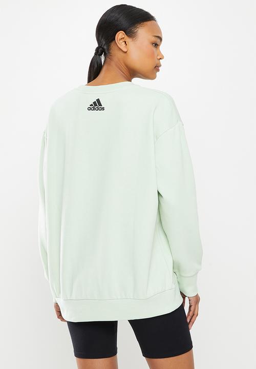 adidas Performance - W fi gfx q3 sweatshirt - linen green