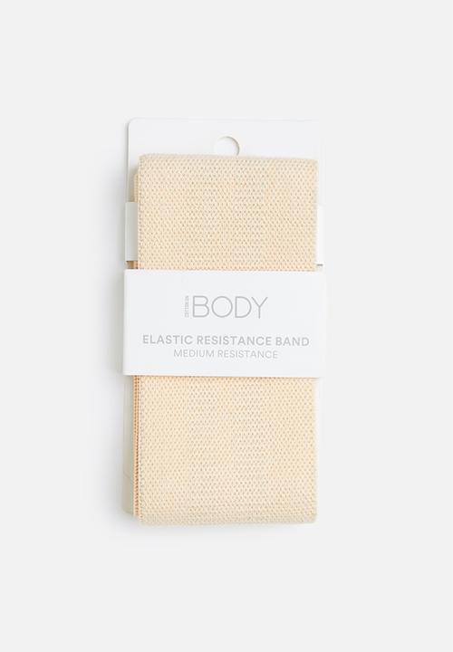 Cotton On - Single elastic resistance band - peach sand