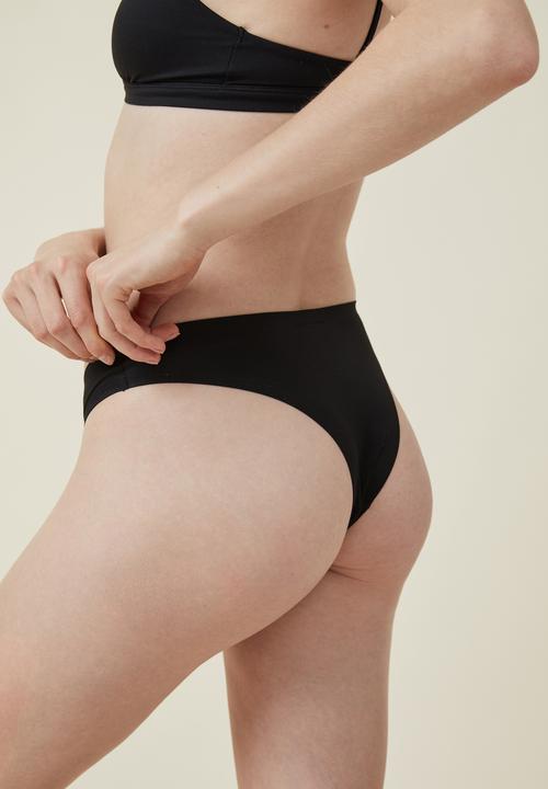 Cotton On - The smoothing hipster brasiliano brief - black