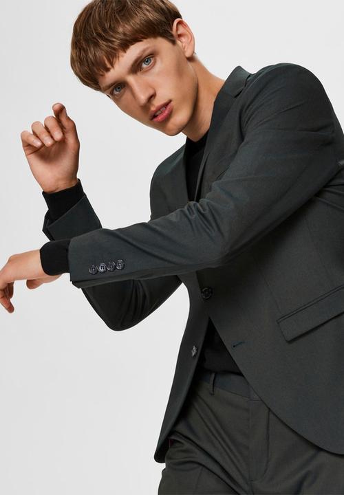 Selected Homme - Slim fit blazer - rifle green