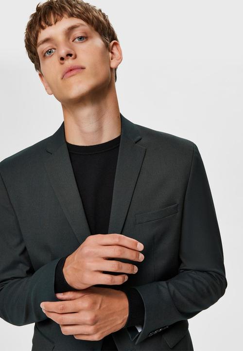 Selected Homme - Slim fit blazer - rifle green
