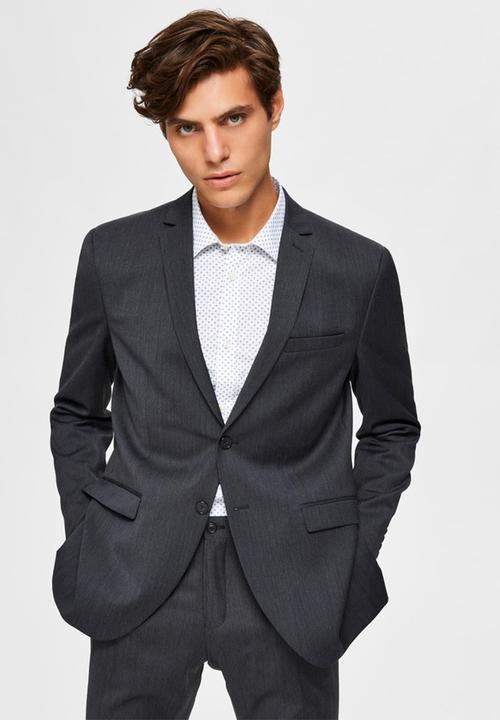 Selected Homme - Slim fit blazer - grey