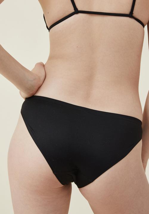 Cotton On - The smoothing hipster bikini brief - black