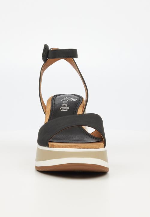 Butterfly Feet - Julie 1 wedge heel - black
