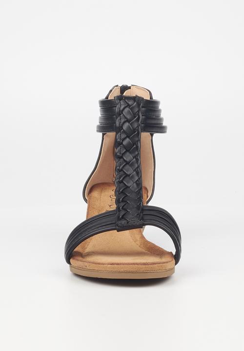 Butterfly Feet - Linah 2 wedge heel - black