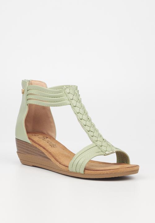 Butterfly Feet - Linah 2 wedge heel - mint