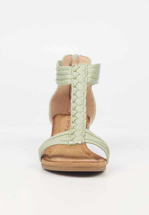 Butterfly Feet - Linah 2 wedge heel - mint