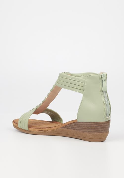 Butterfly Feet - Linah 2 wedge heel - mint