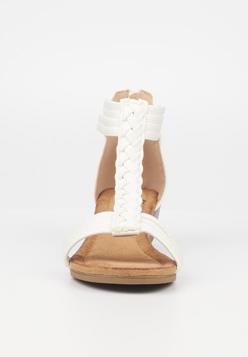 Butterfly Feet - Linah 2 wedge heel - white