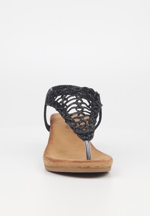 Butterfly Feet - Linah 3 wedge heel - black