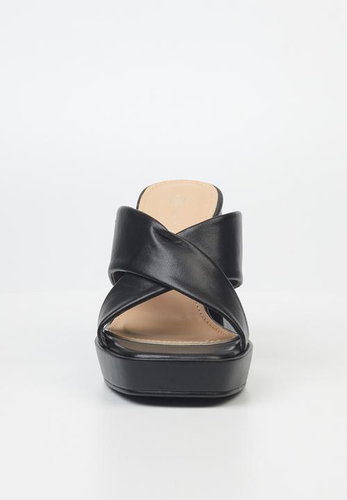 Rock & Co - Naked 1 mule block heel - black