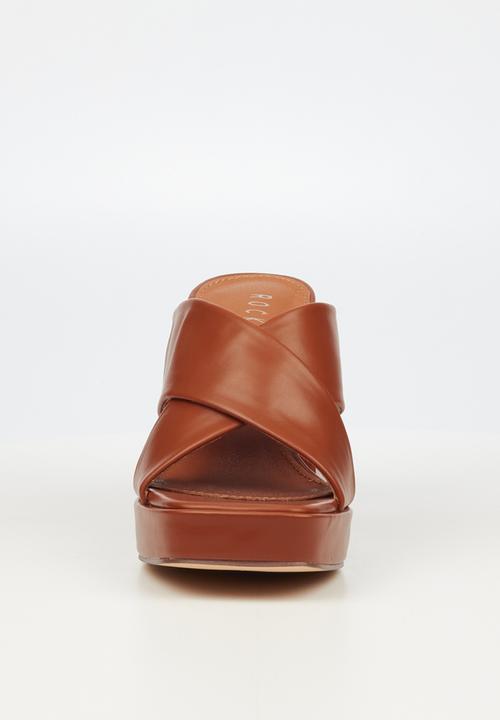 Rock & Co - Naked 1 mule block heel - brown
