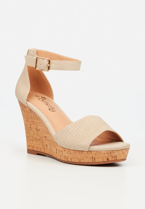 Butterfly Feet - Debra 4 wedge heel - grey