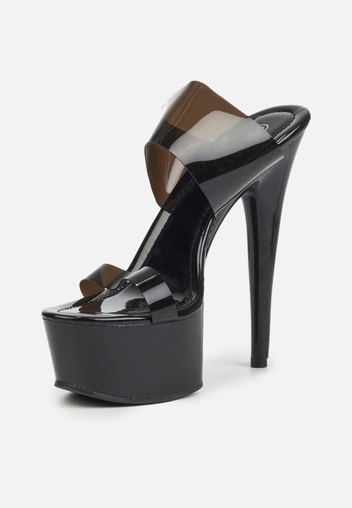 Rock & Co - Diablo 2 platform mule heel - black