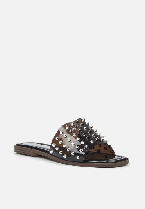 Miss Black - Discopia3 sandal - black vinyl