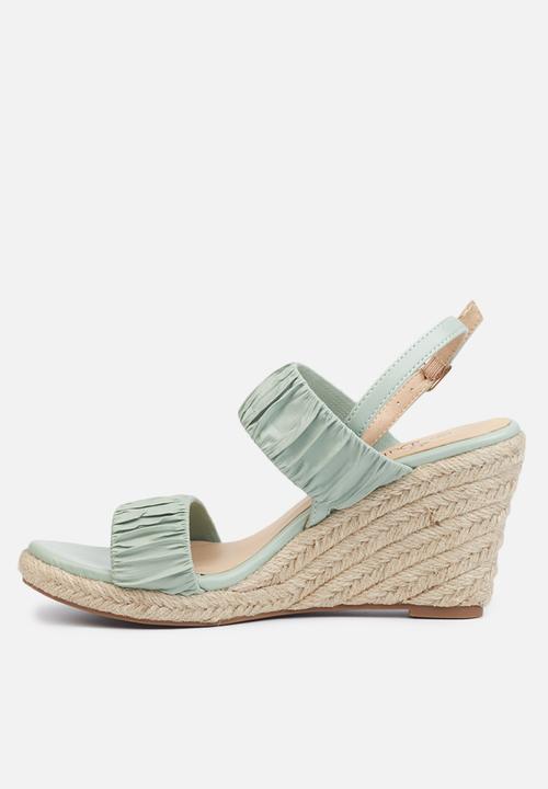 Butterfly Feet - Drayco 7 espadrille wedge heel - mint