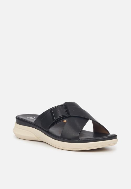 Butterfly Feet - Ella 1 slide sandal - black