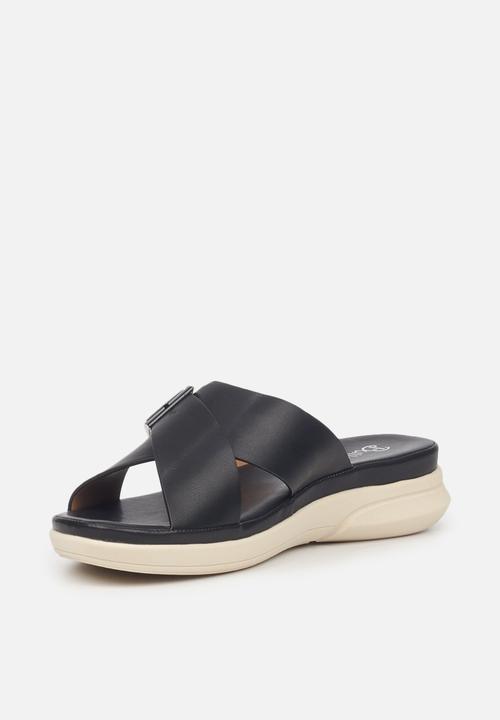 Butterfly Feet - Ella 1 slide sandal - black