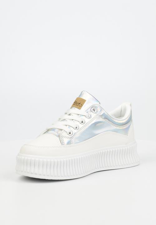 Miss Black - Smooch1 flatform sneaker - white