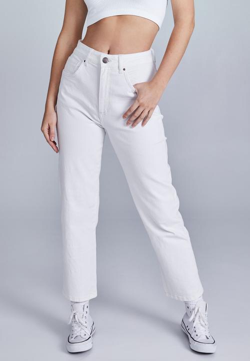 Cotton On - Straight stretch jean - whitehaven
