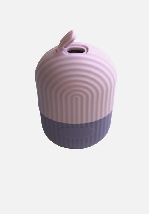 Glam Beauty - Dual-Toned Ribbed Facial Ice Roller - Purple