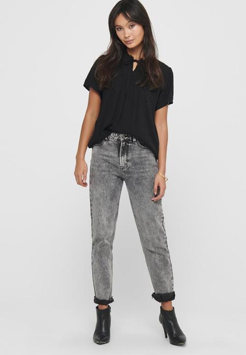 Jacqueline de Yong - Lima life short sleeve top - black