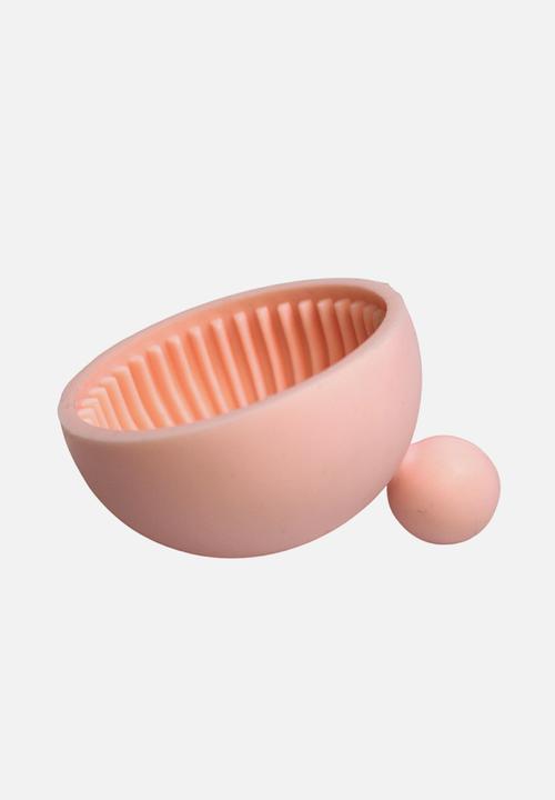 Glam Beauty - Silicone Makeup Brush Washing Bowl - Peach