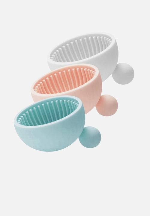 Glam Beauty - Silicone Makeup Brush Washing Bowl - Peach