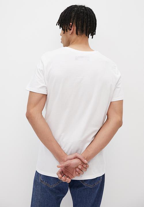 STYLE REPUBLIC - Mikey crew neck graphic tee - white 