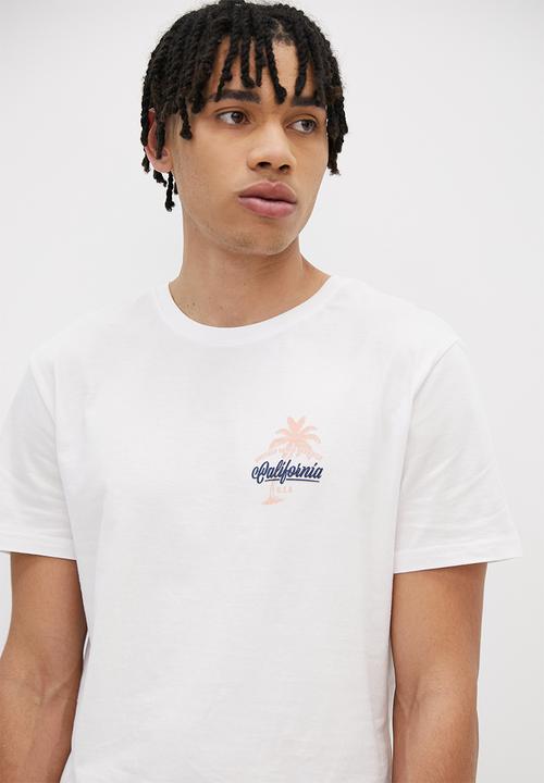 STYLE REPUBLIC - Mikey crew neck graphic tee - white 
