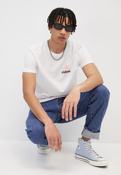 STYLE REPUBLIC - Mikey crew neck graphic tee - white 