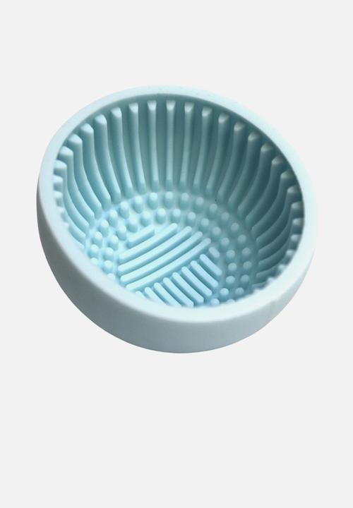 Glam Beauty - Silicone Makeup Brush Washing Bowl - Blue