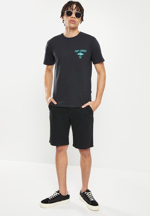 Rip Curl - Fade out icon tee - black