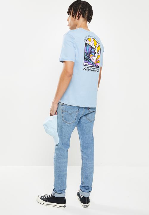 Rip Curl - Rays and hazed tee - bells blue