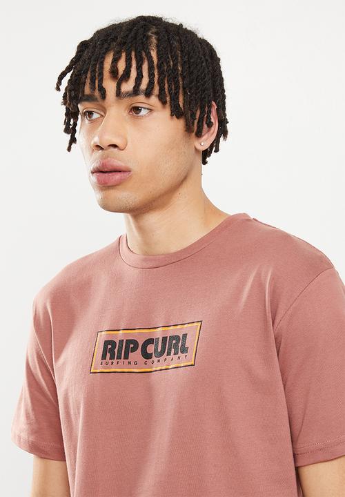 Rip Curl - Big mumma icon tee - dusty mushroom