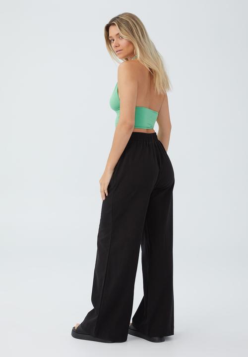 Cotton On - Sunny flare pant - black