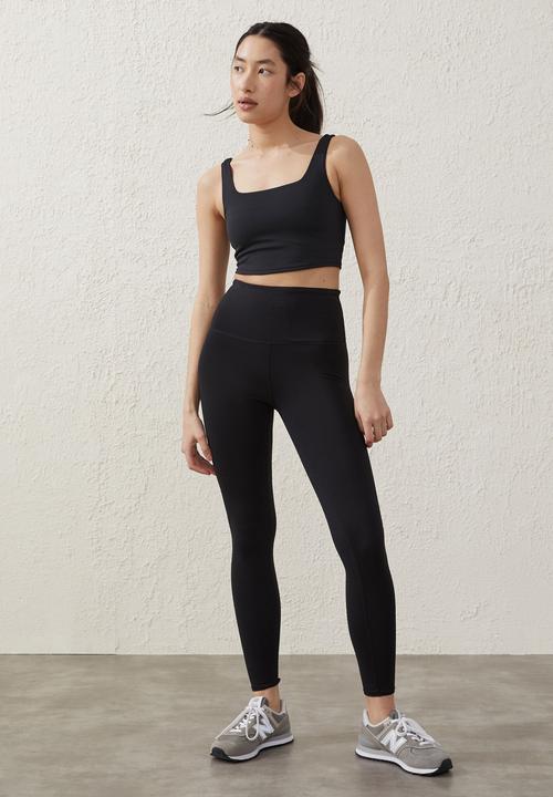 Cotton On - Contouring tiny vestlette - black